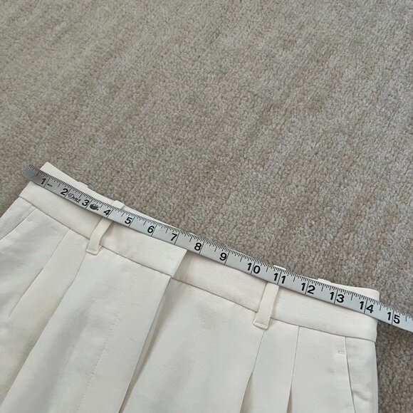 Aritzia Wilfred The Effortless Pant Wide Leg High Rise Pleated Trousers Pants 6 - Picture 8 of 11